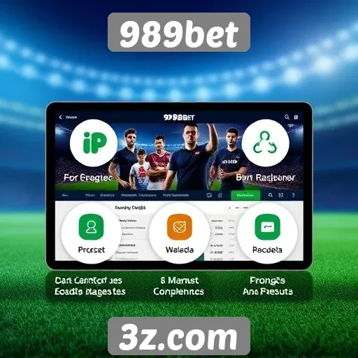 Análise das funcionalidades do site 989bet