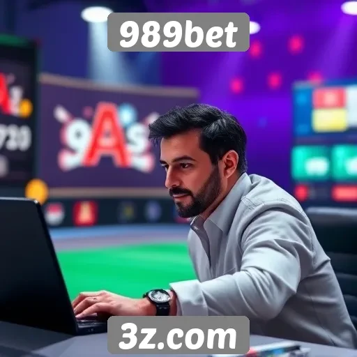 Avaliação da interface do usuário no site 989bet